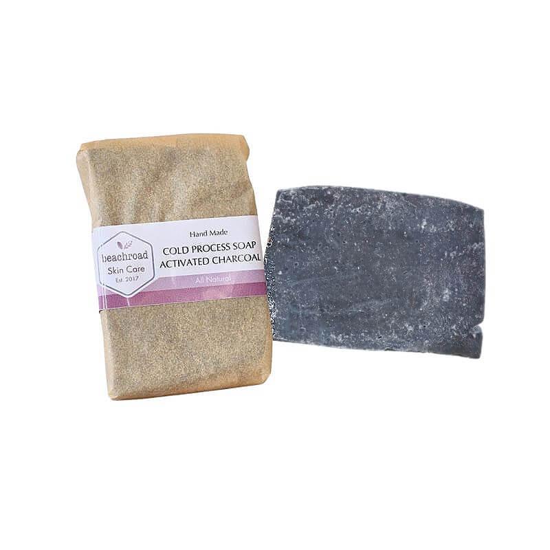 All-Natural-Cold Process Soap - Activated Charcoal-Soaps-Beachroad Skin Care