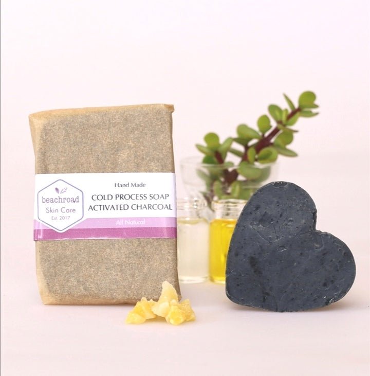 All-Natural-Cold Process Soap - Activated Charcoal-Soaps-Beachroad Skin Care