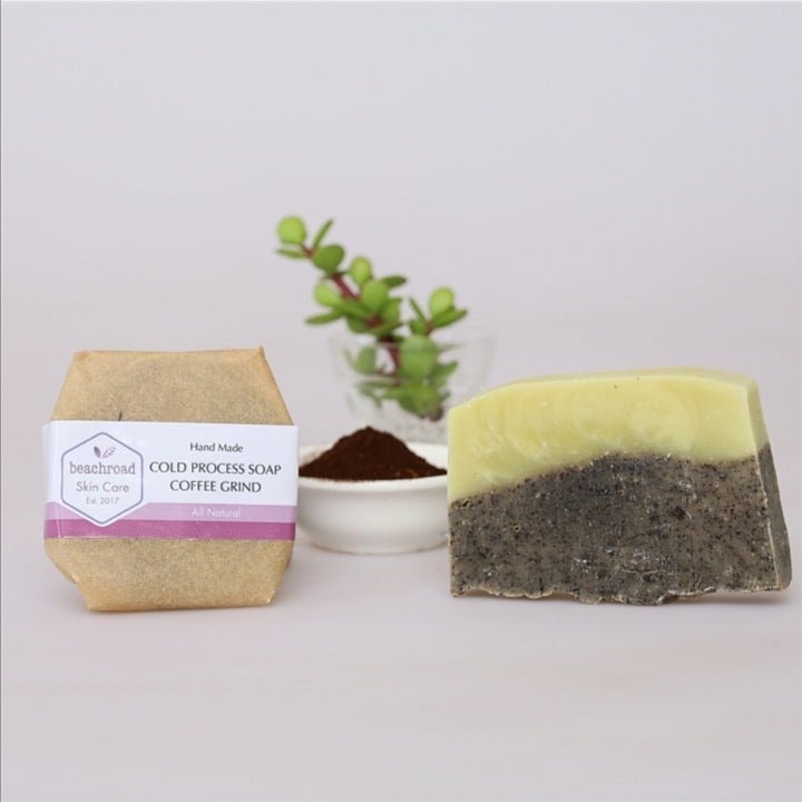 All-Natural-Cold Process Soap - Coffee Grind-Soaps-Beachroad Skin Care