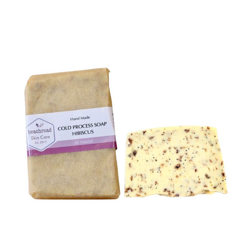 All-Natural-Cold Process Soap - Hibiscus-Soaps-Beachroad Skin Care